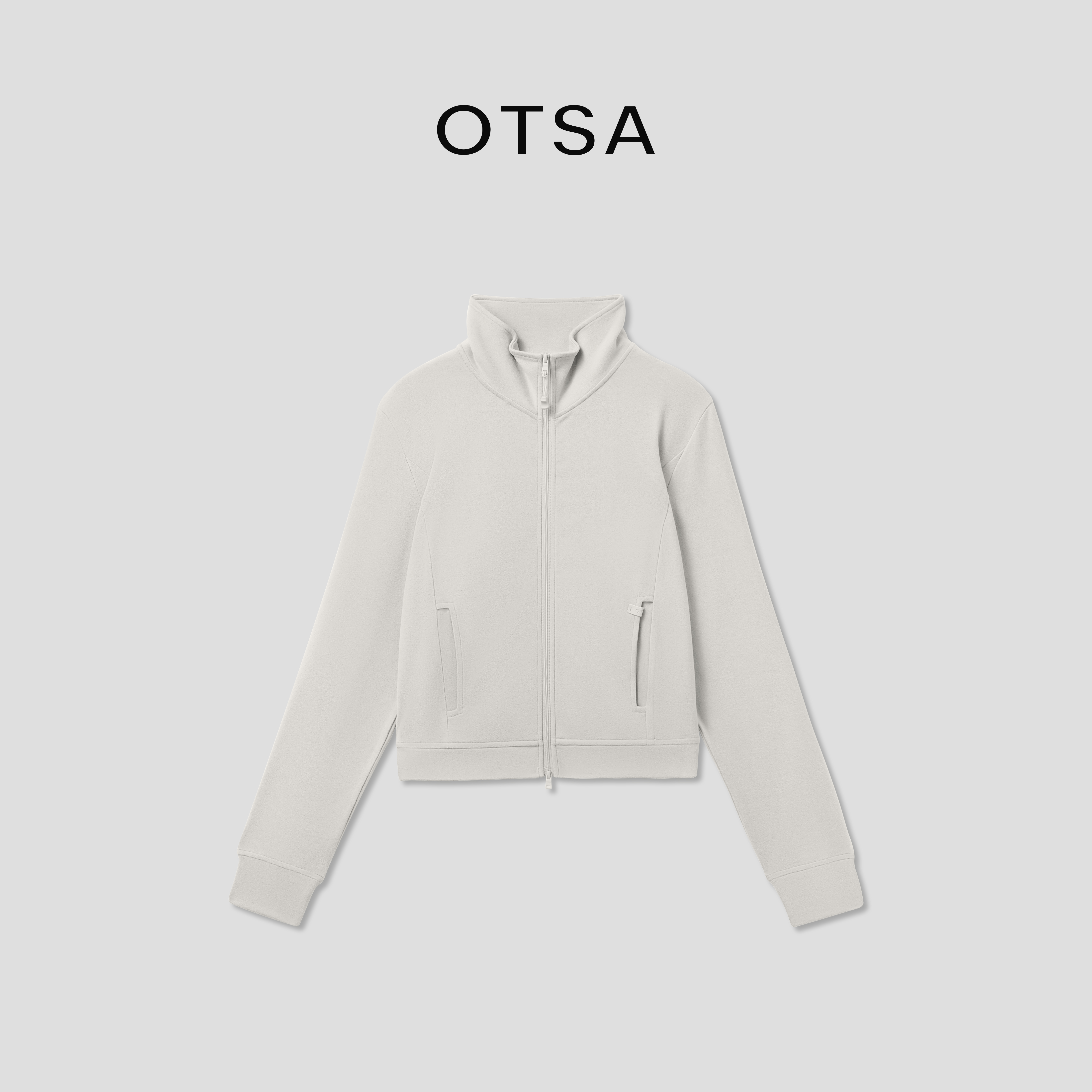 OTSA【36°C冬日暖阳】双面德绒 双拉链+4口袋 立领加厚运动外套139