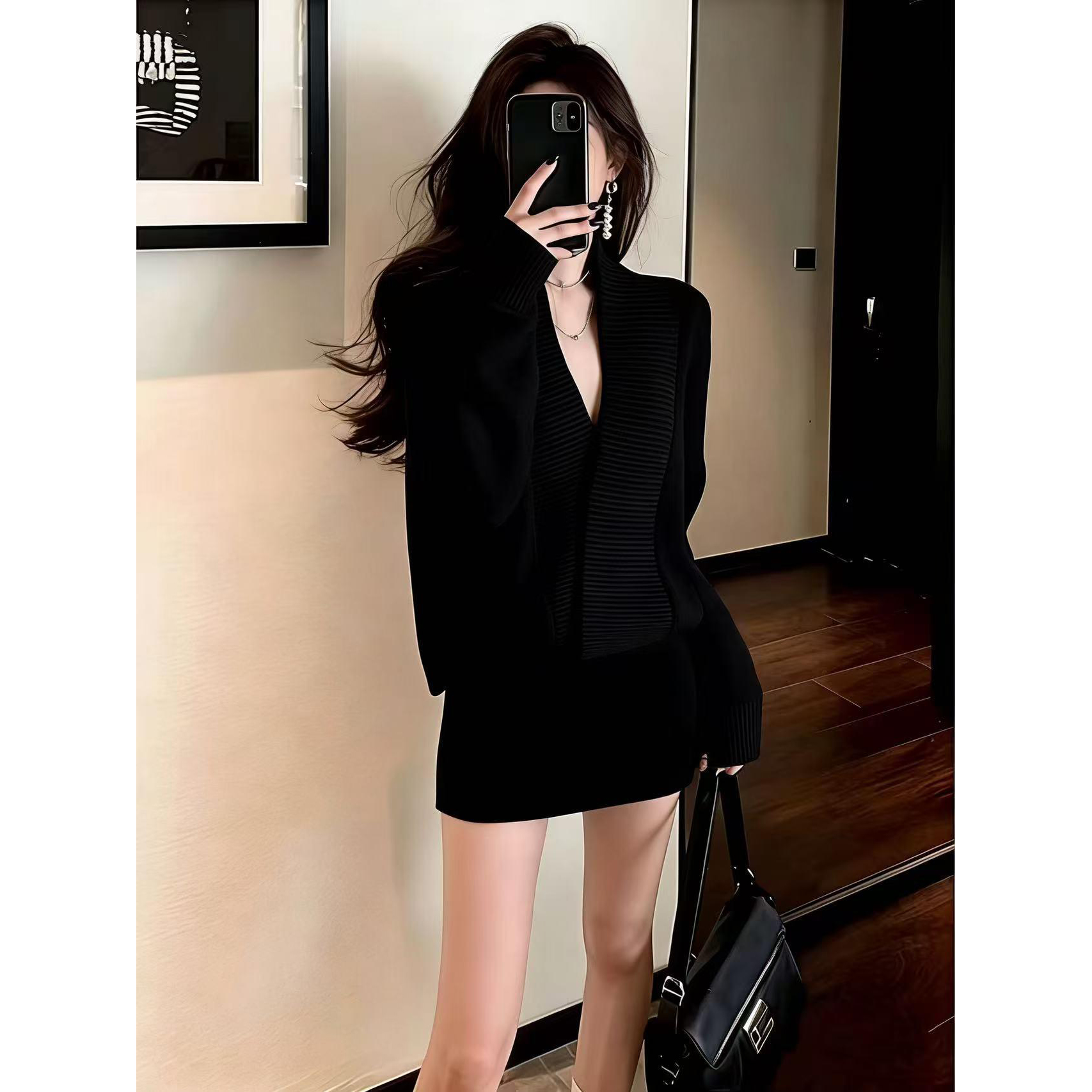 【同款性价比】气场强大名媛气质女神法式轻熟大方得体高级感连衣裙