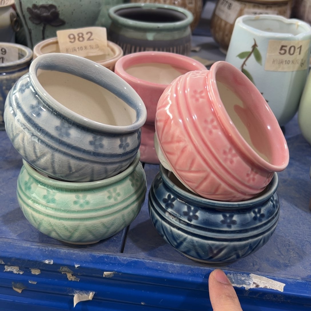 陶瓷陶瓷多肉花盆@@1320