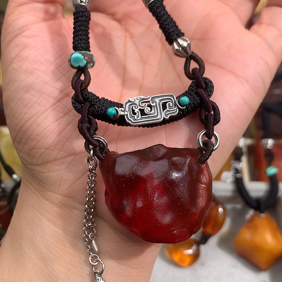 蜜蜡裸石未镶嵌翦**风你