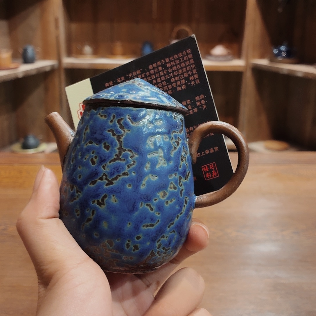 柴烧老岩泥高温茶器皿