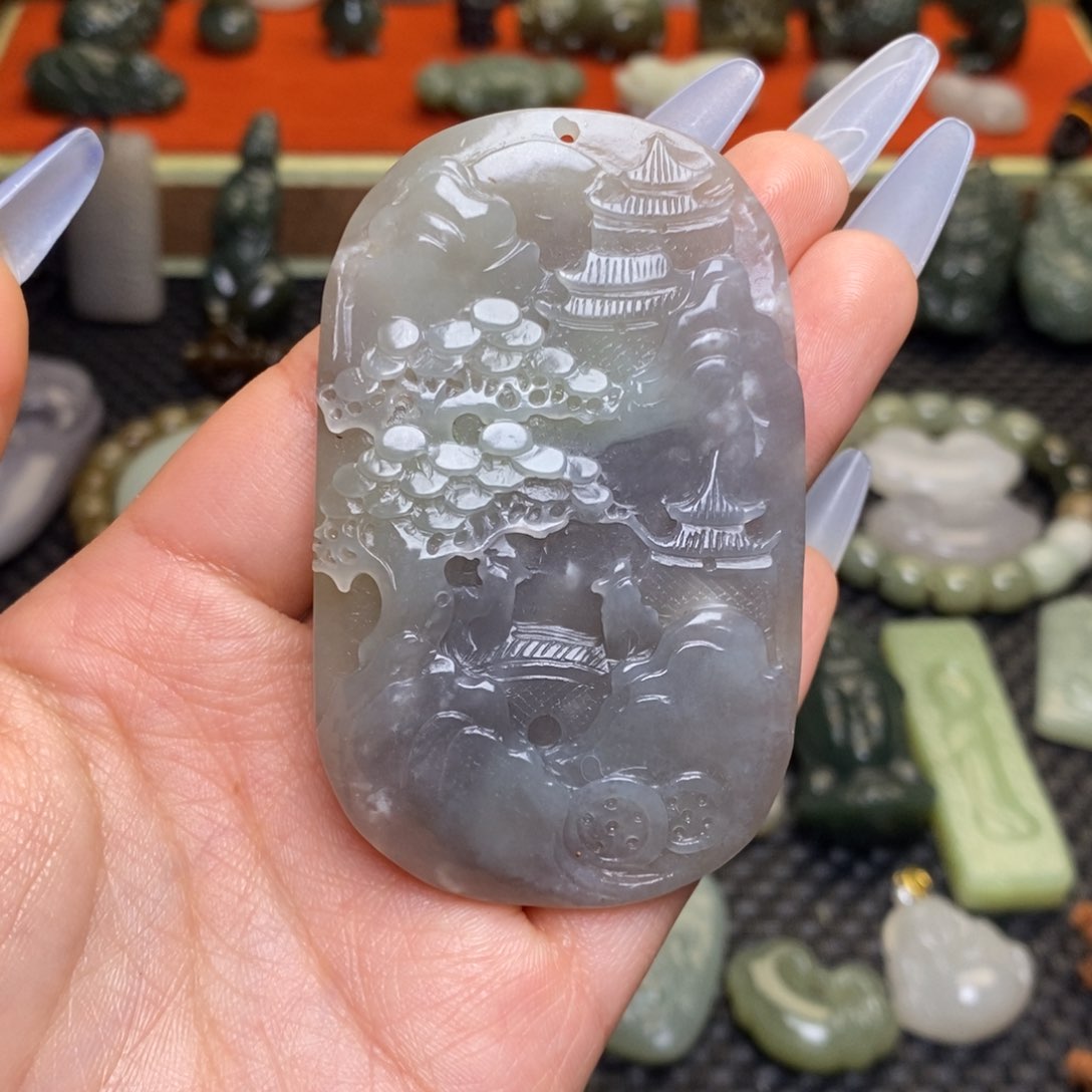 和田玉颈饰未镶嵌