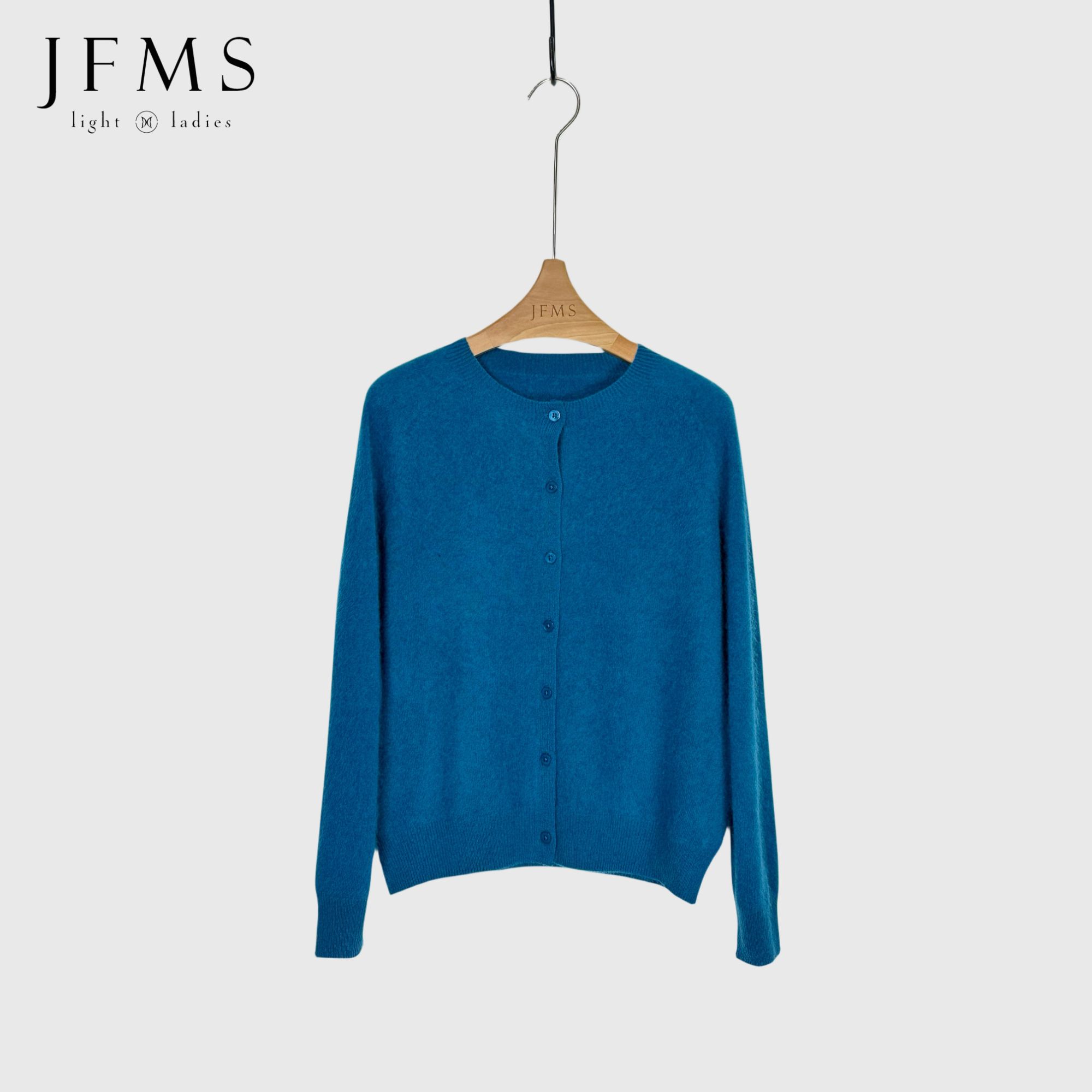 纯色宽松型薄款山羊绒拉绒针织衫长袖秋冬复古风M226