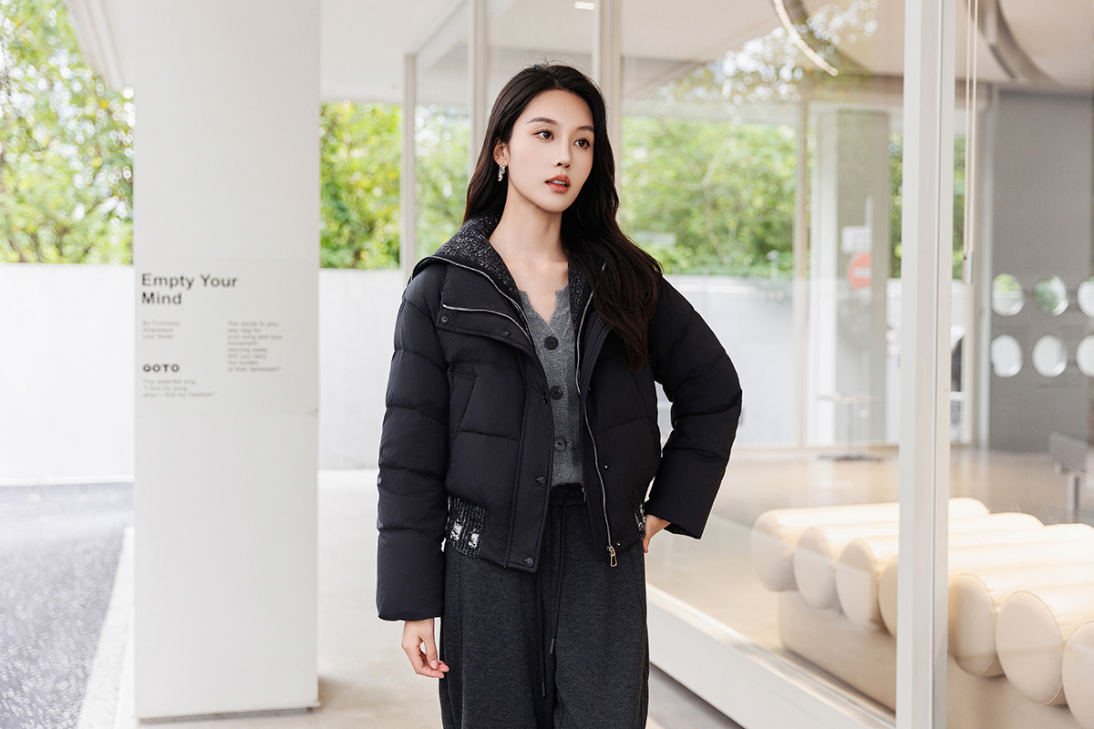 【四季青丁玲轻奢】2025新款秋冬时尚休闲女款羽绒服E002