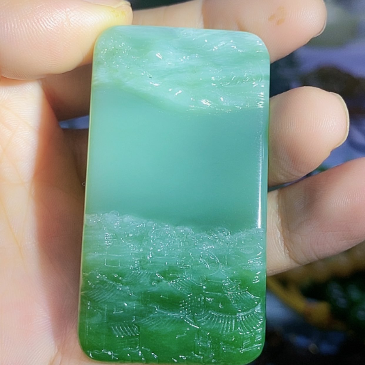 【闪购商品】未镶嵌和田玉（碧玉）挂件