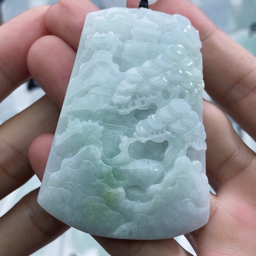 颈饰未镶嵌翡翠翡翠