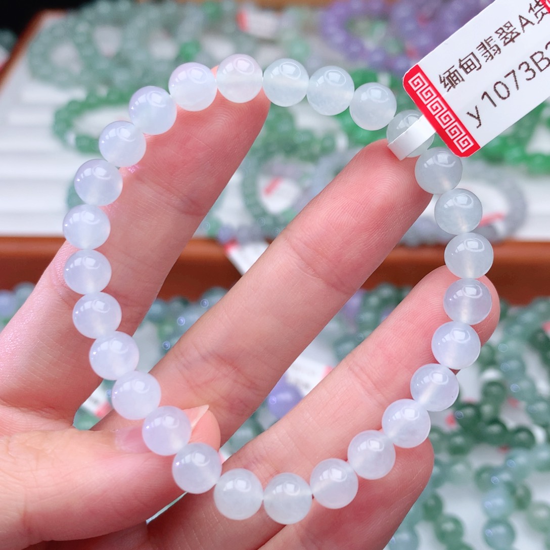 翡翠手链未镶嵌翡翠6.6mm