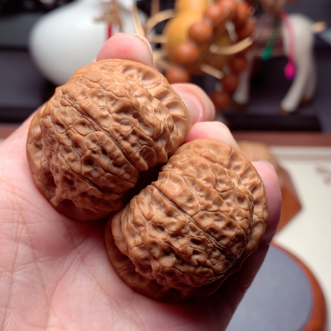 文玩核桃把件w**e血麒麟全品  1号