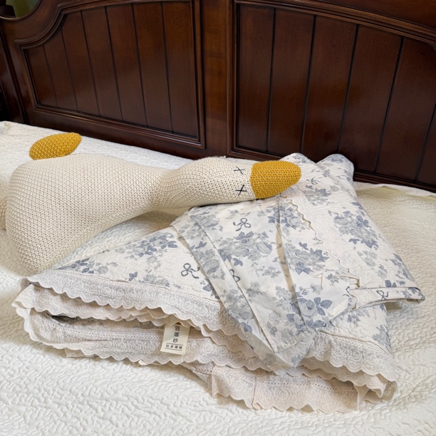 【年姐姐专属】双层纱床盖三件套