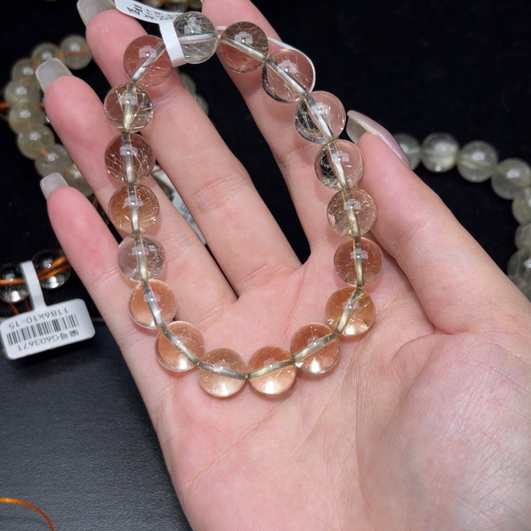 G***u手链未镶嵌发晶卡11银发晶