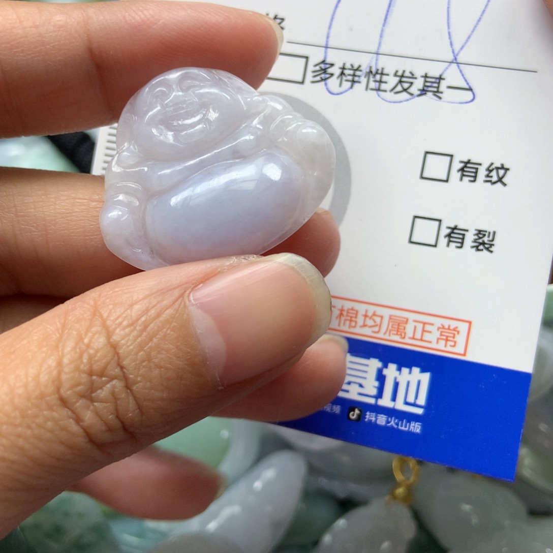 翡翠颈饰未镶嵌天然翡翠