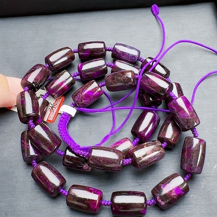 苏纪石（舒俱来）颈饰未镶嵌项链