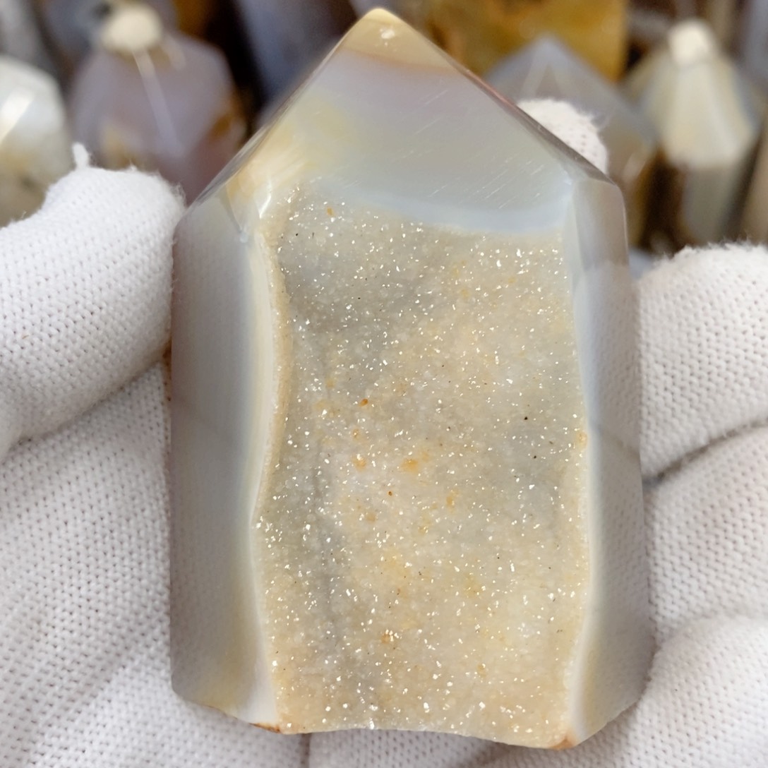 水晶水晶摆件9K金镶嵌