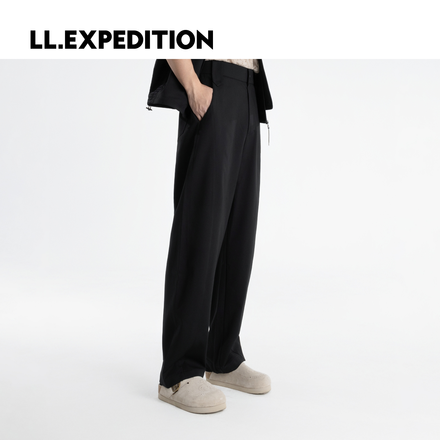 【弯刀裤】LLEXPEDITION科技羊毛裤2025年秋新款男装城市机能休闲裤