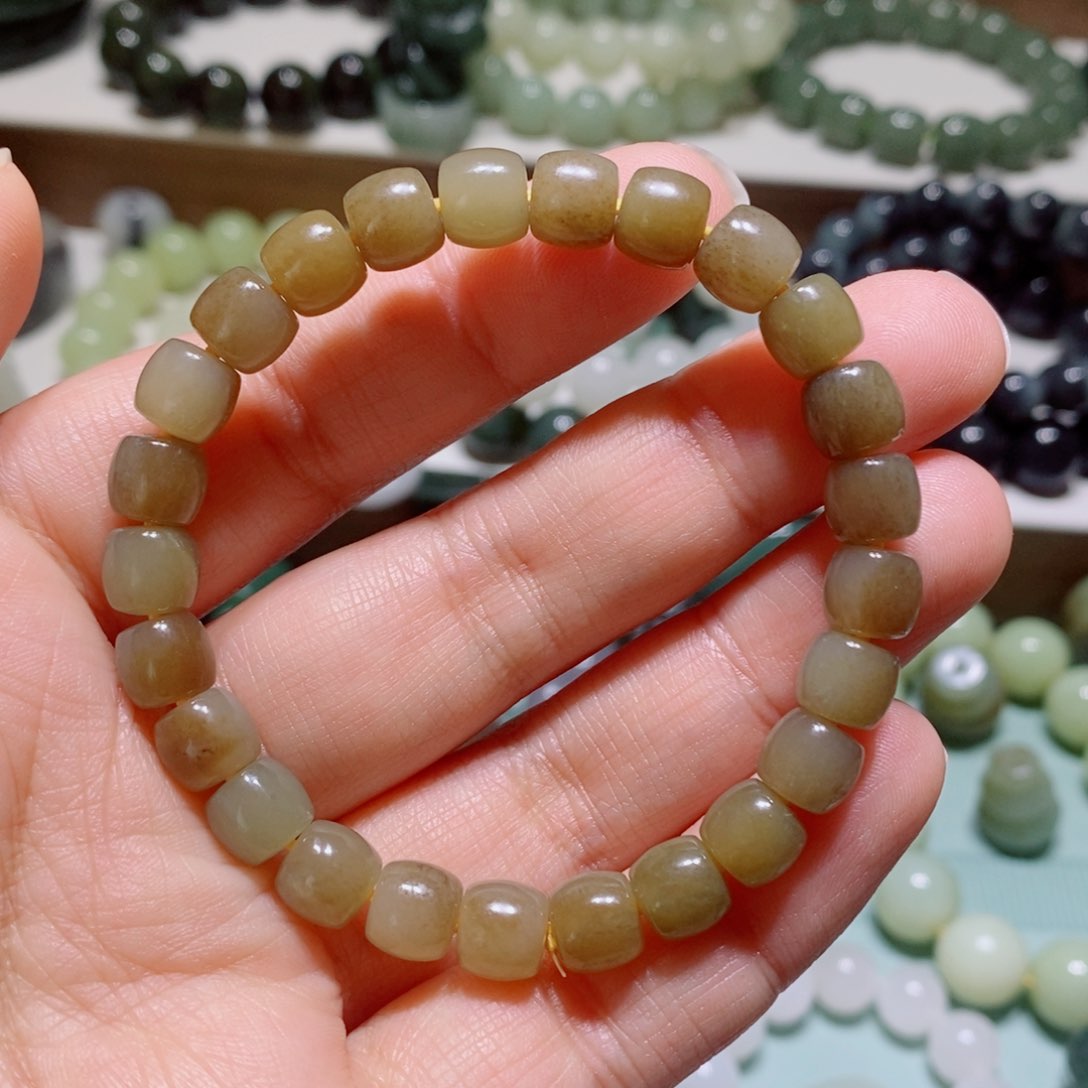 和田玉手链未镶嵌