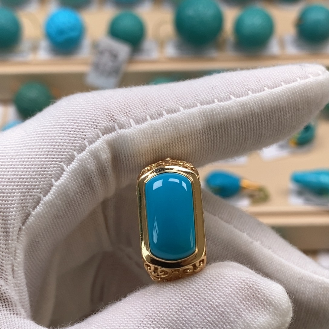 绿松石未镶嵌精品高瓷绿松石哦