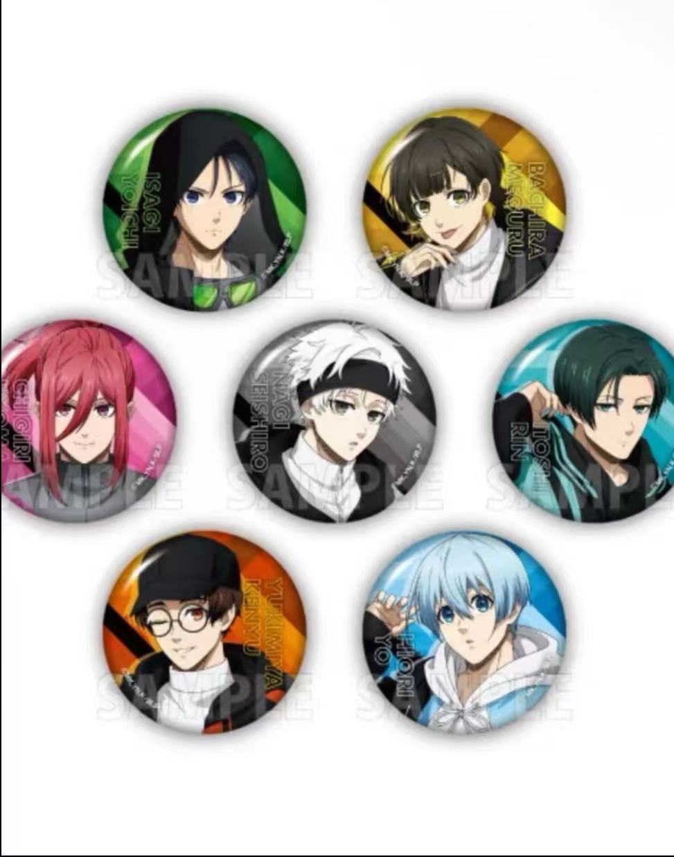 【日谷】蓝色监狱 全家便利店联名系列吧唧盲盒