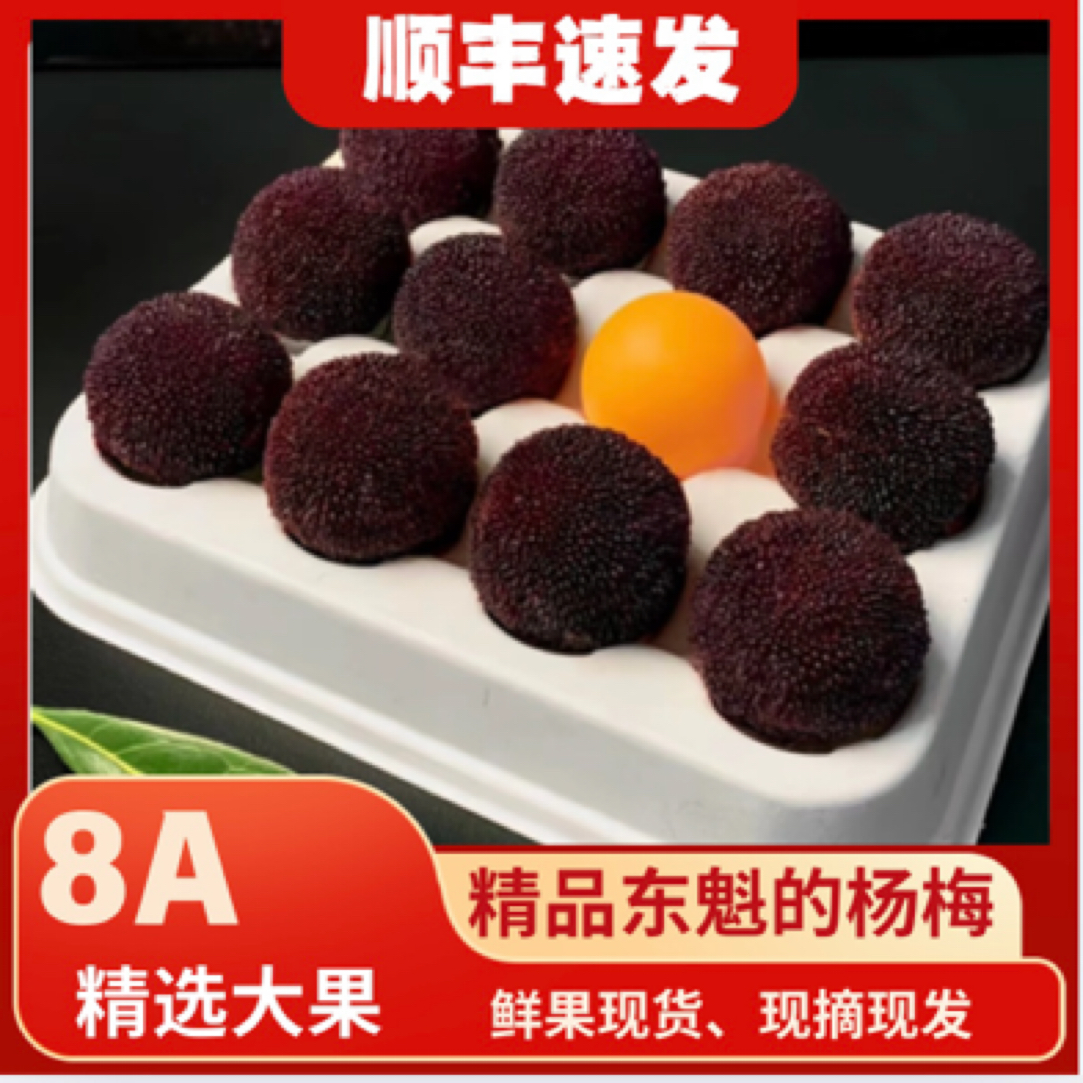 正宗9A【东魁杨梅】大果高海拔云南凌晨采摘顺丰冷链次日达礼盒装
