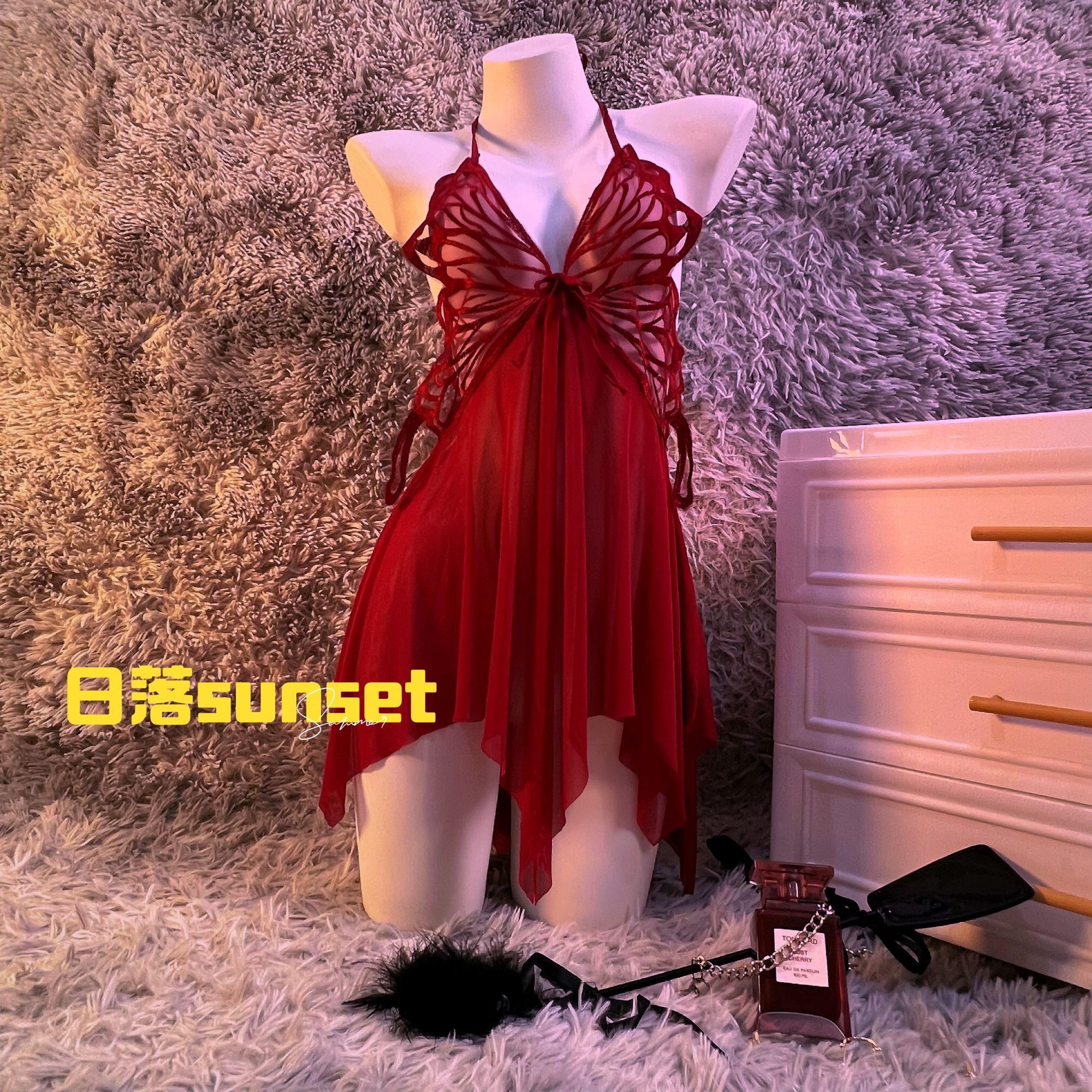 【520特惠】【日落sunset】情趣吊带睡裙男性感私房情趣吊带性感用品