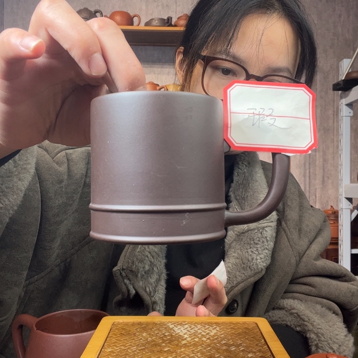 茶杯紫砂原矿紫砂杯