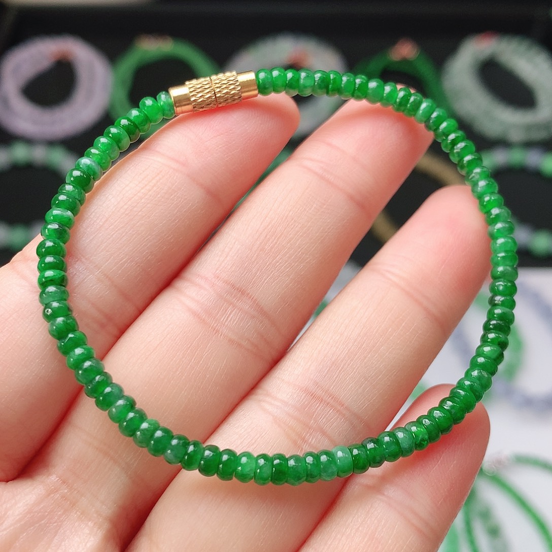 翡翠未镶嵌手链翡翠