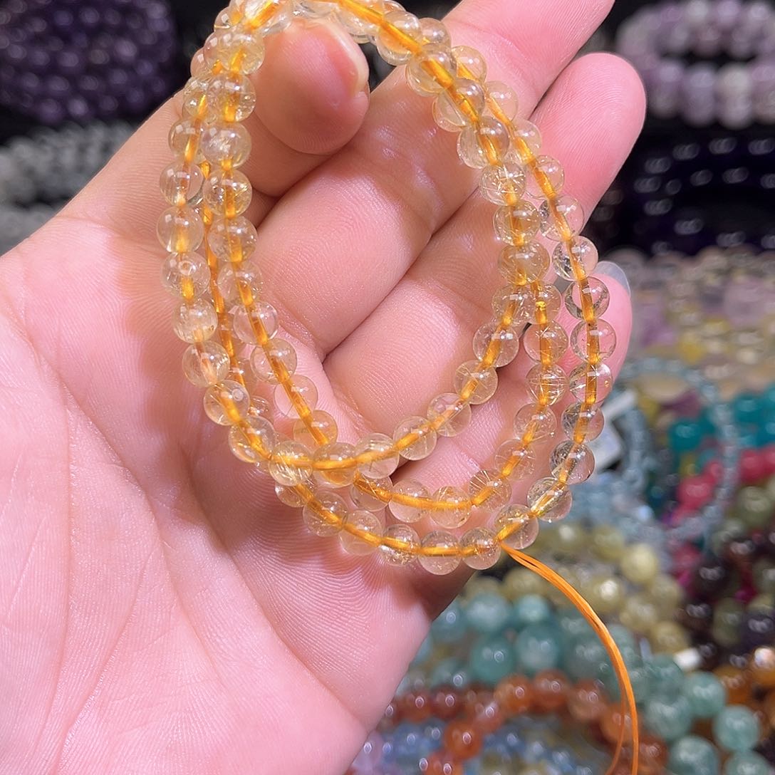 水晶手链未镶嵌天然水晶未镶嵌