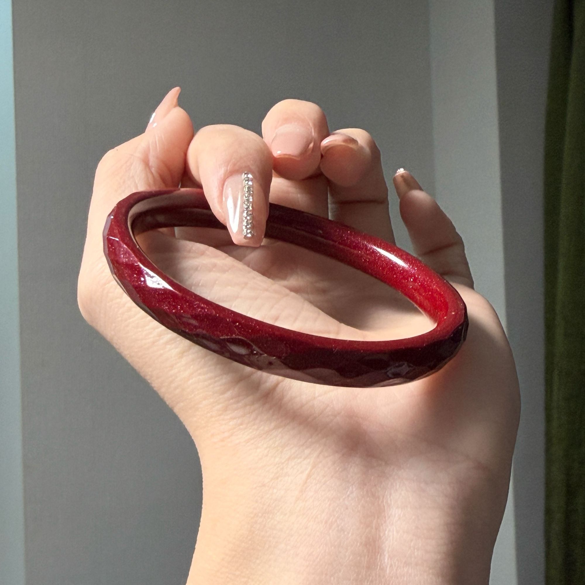 含辰砂工艺品【红颜】朱砂手镯