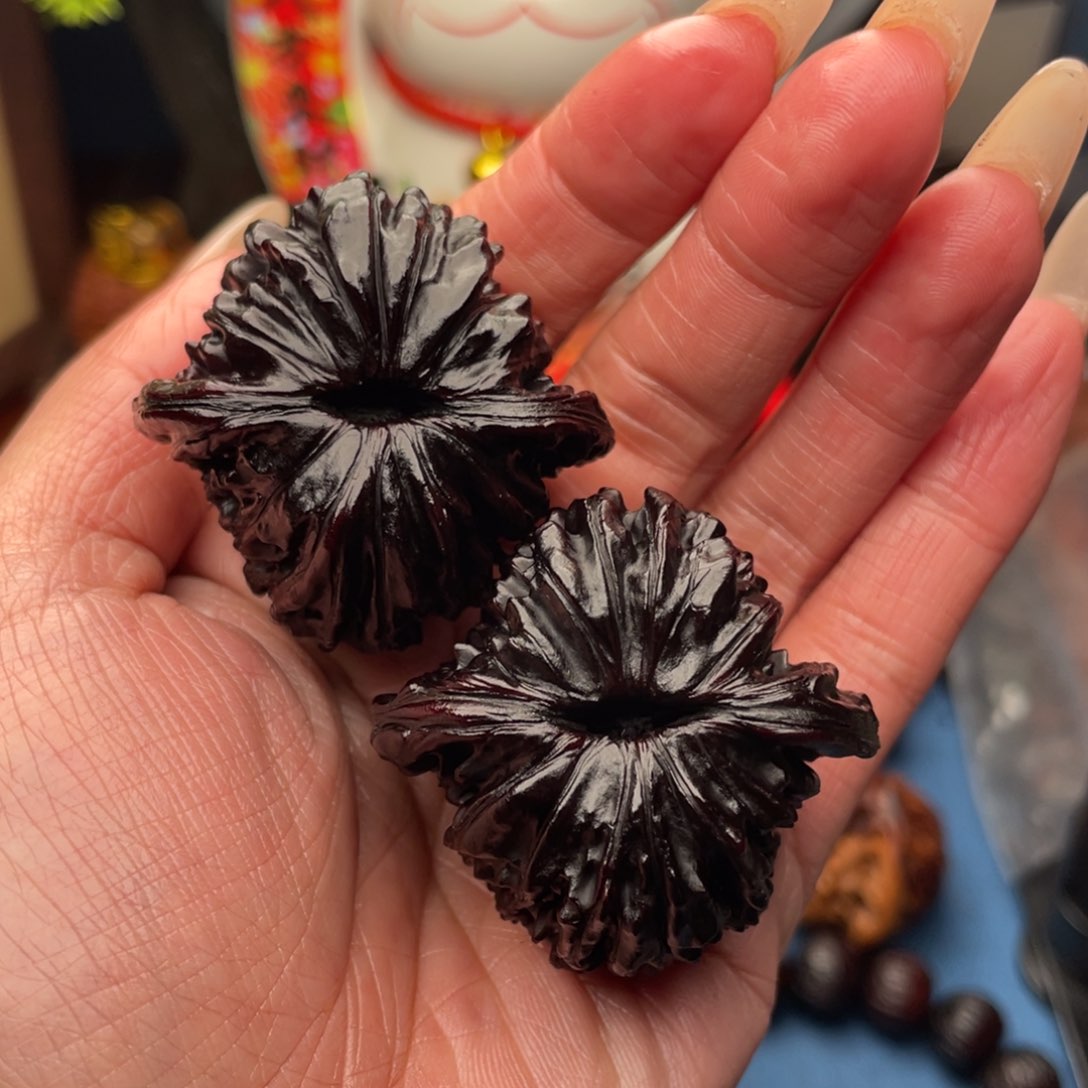 吊坠文玩核桃42黑楼