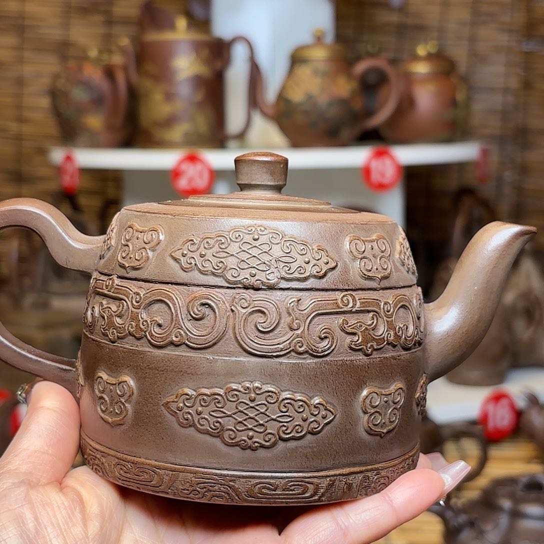 紫砂茶壶恩**母紫砂老壶