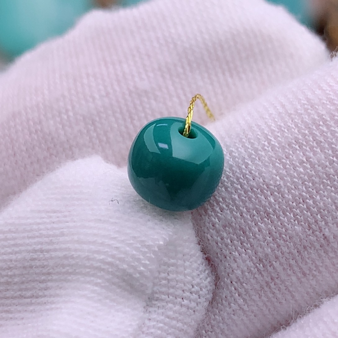 绿松石珠宝奇石未镶嵌7.1✖️5.9mm