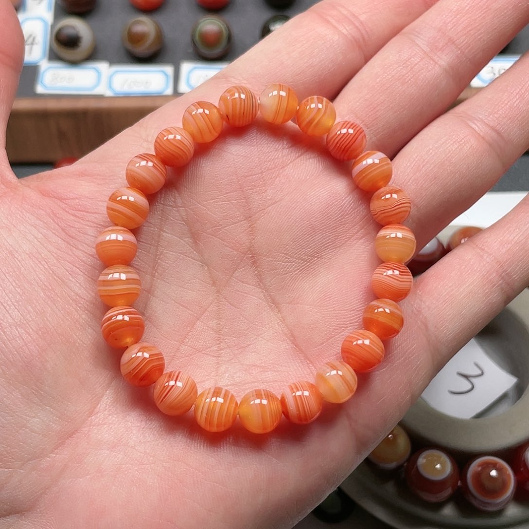 玛瑙/玉髓未镶嵌手链