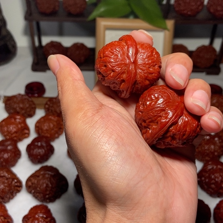 胡***叔吊坠文玩核桃元宝