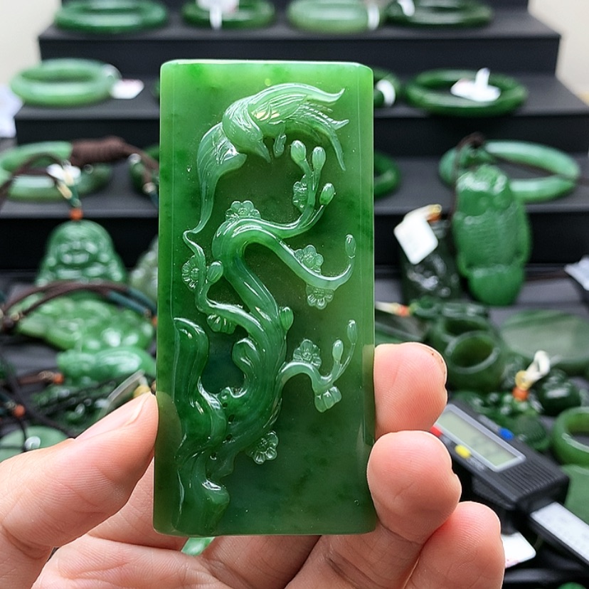 【闪购商品】和田玉（碧玉）吊坠(赠链)未镶嵌