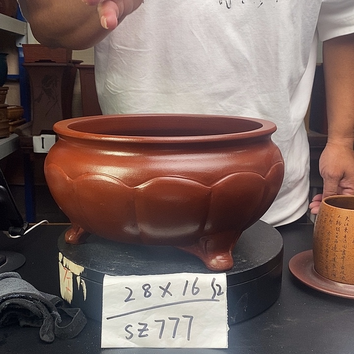 紫砂花盆货号一只SZ7777