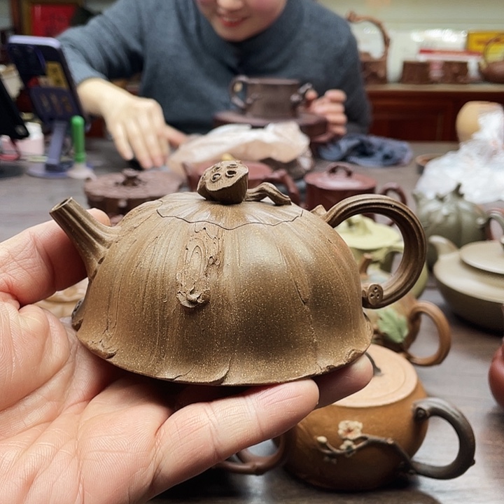 段泥茶壶190 cc左右国工沈老师全手工制作