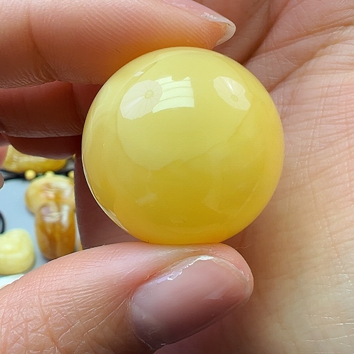 蜜蜡颈饰未镶嵌超*蜜蜡