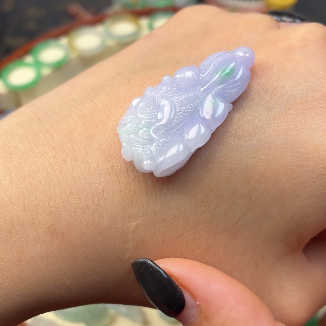 定制翡翠未镶嵌白菜