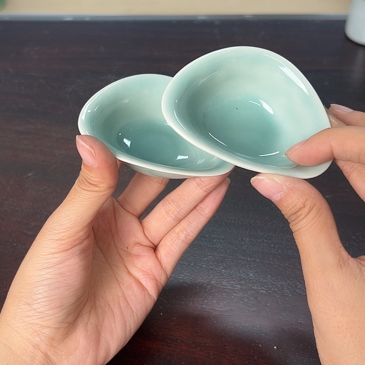 龙泉云间青瓷小米茶器