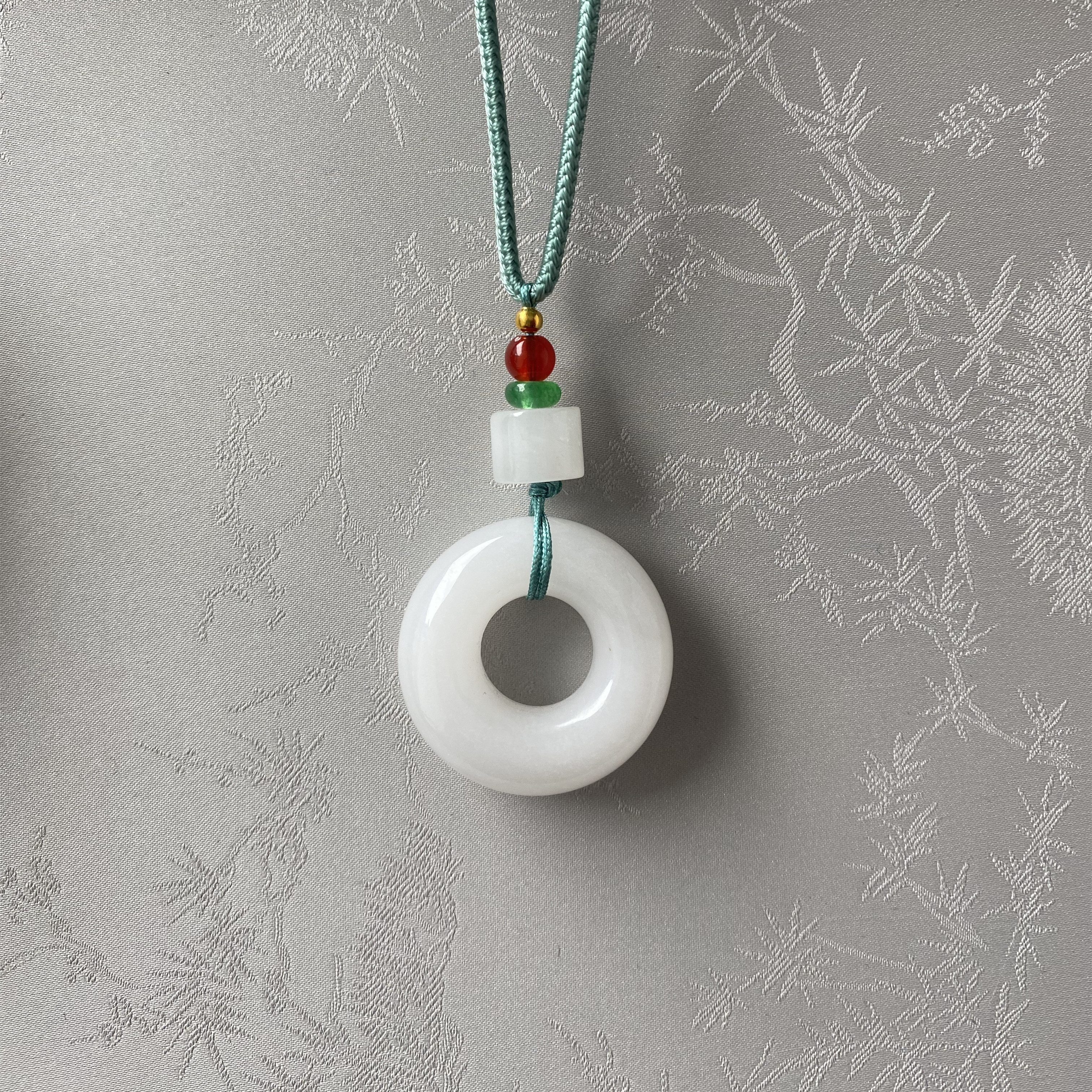 天然金丝玉平安环