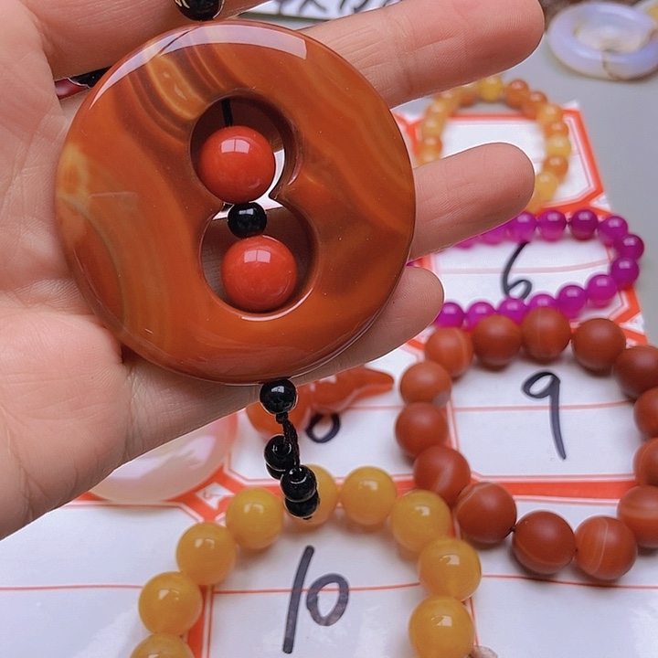 【闪购商品】未镶嵌玛瑙/玉髓珠宝半成品草*办