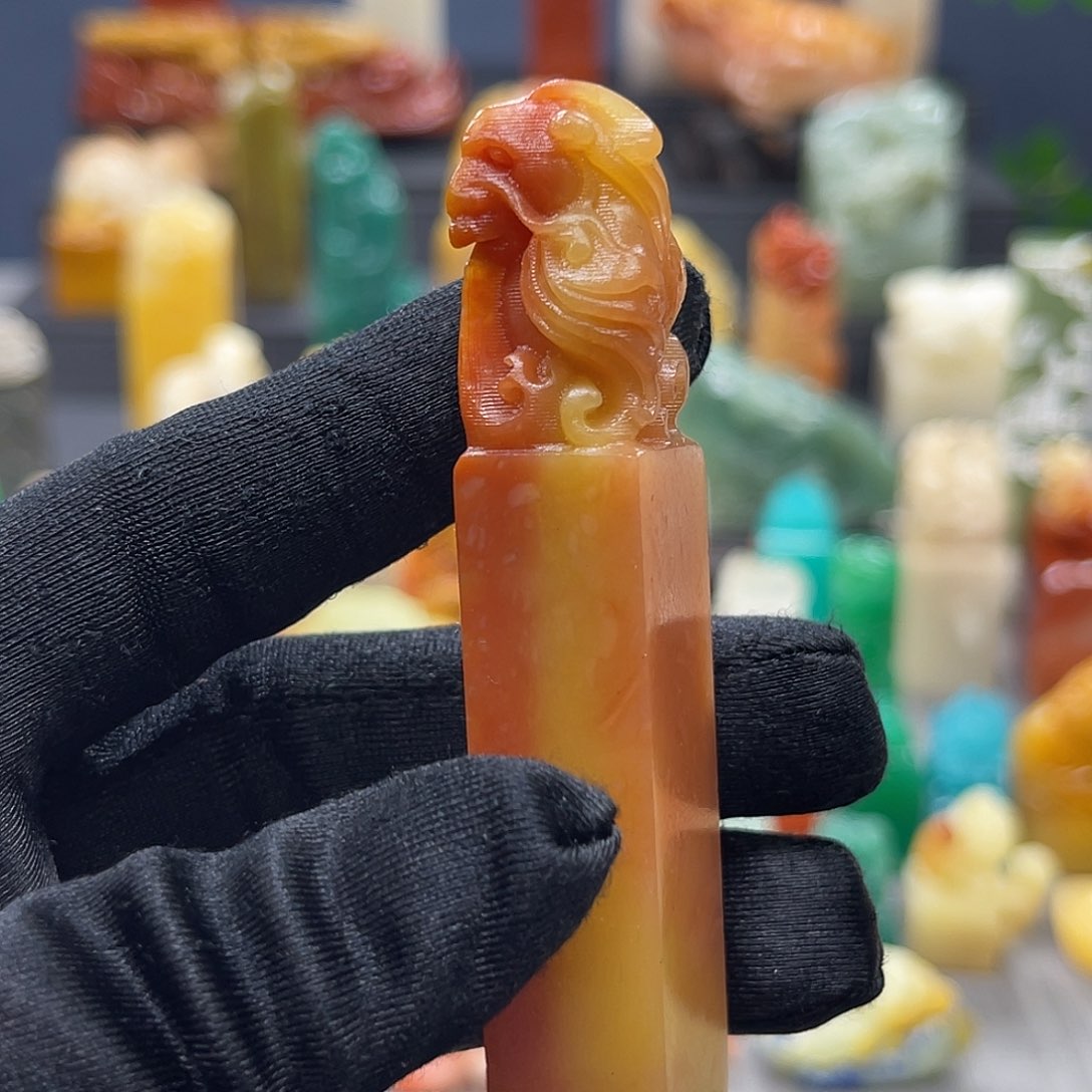 寿山石印石包邮包刻7468