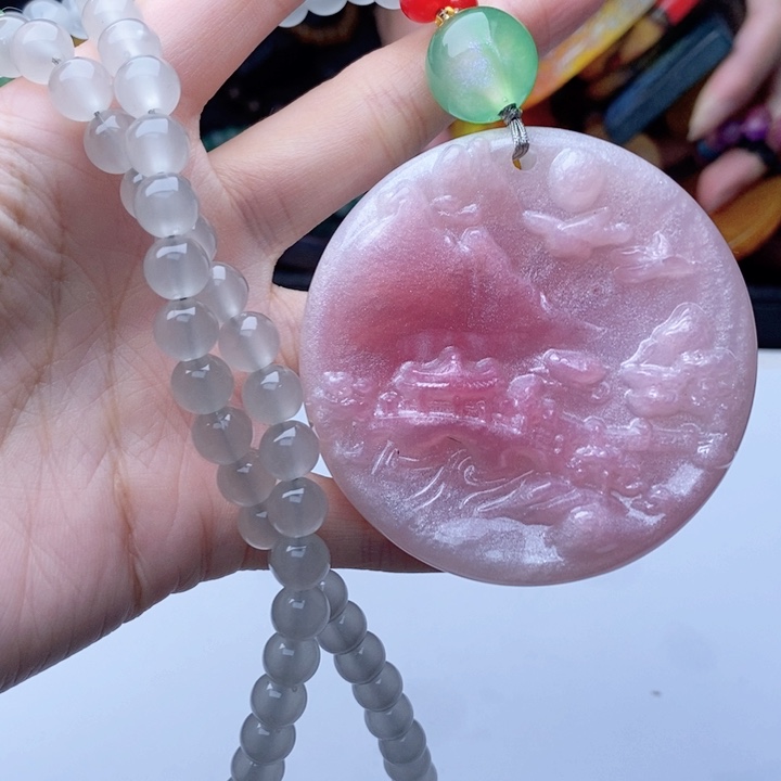 蜜蜡颈饰未镶嵌290套装