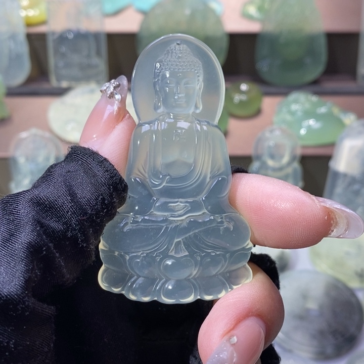 岫玉吊坠未镶嵌吊坠