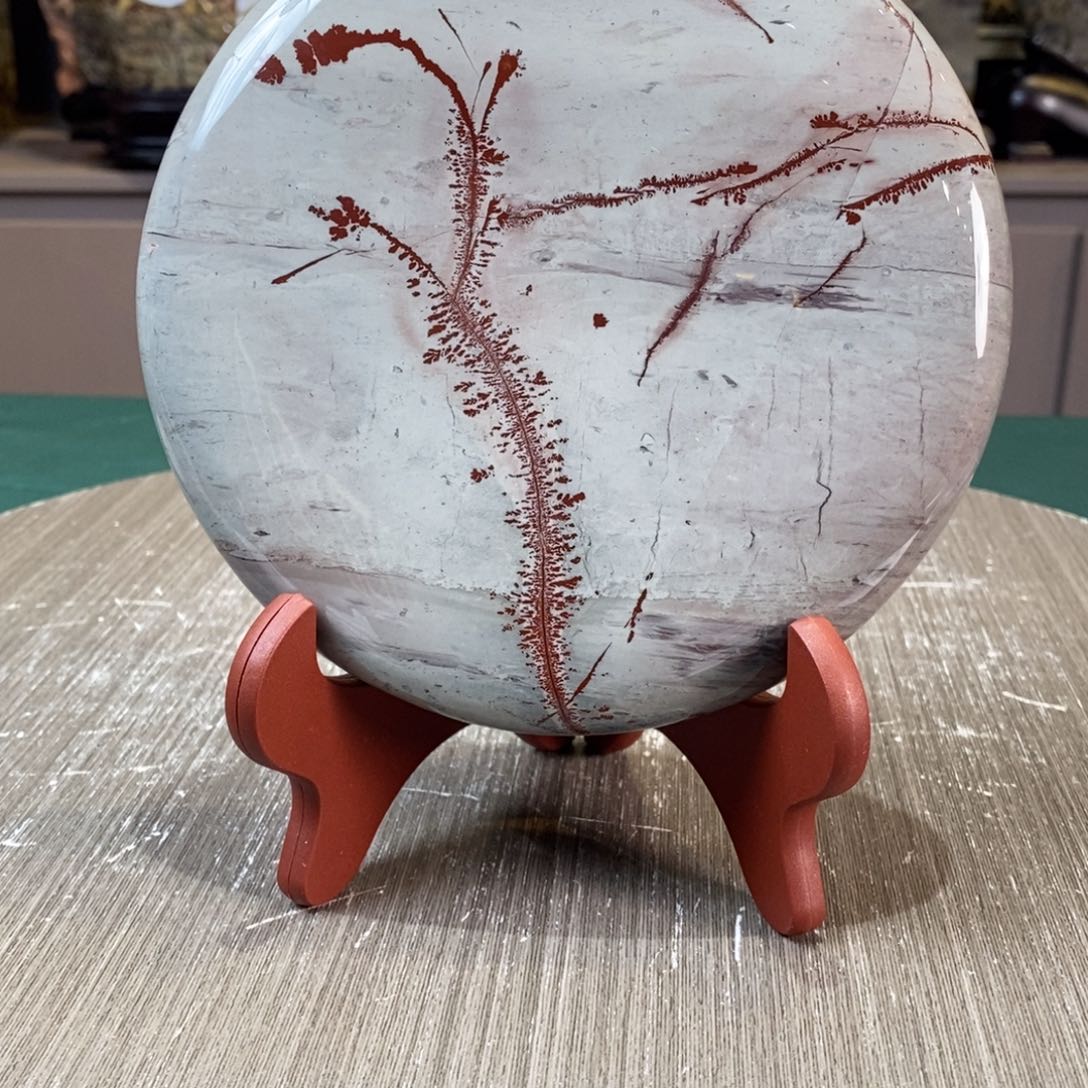 石材广西国画石草花石