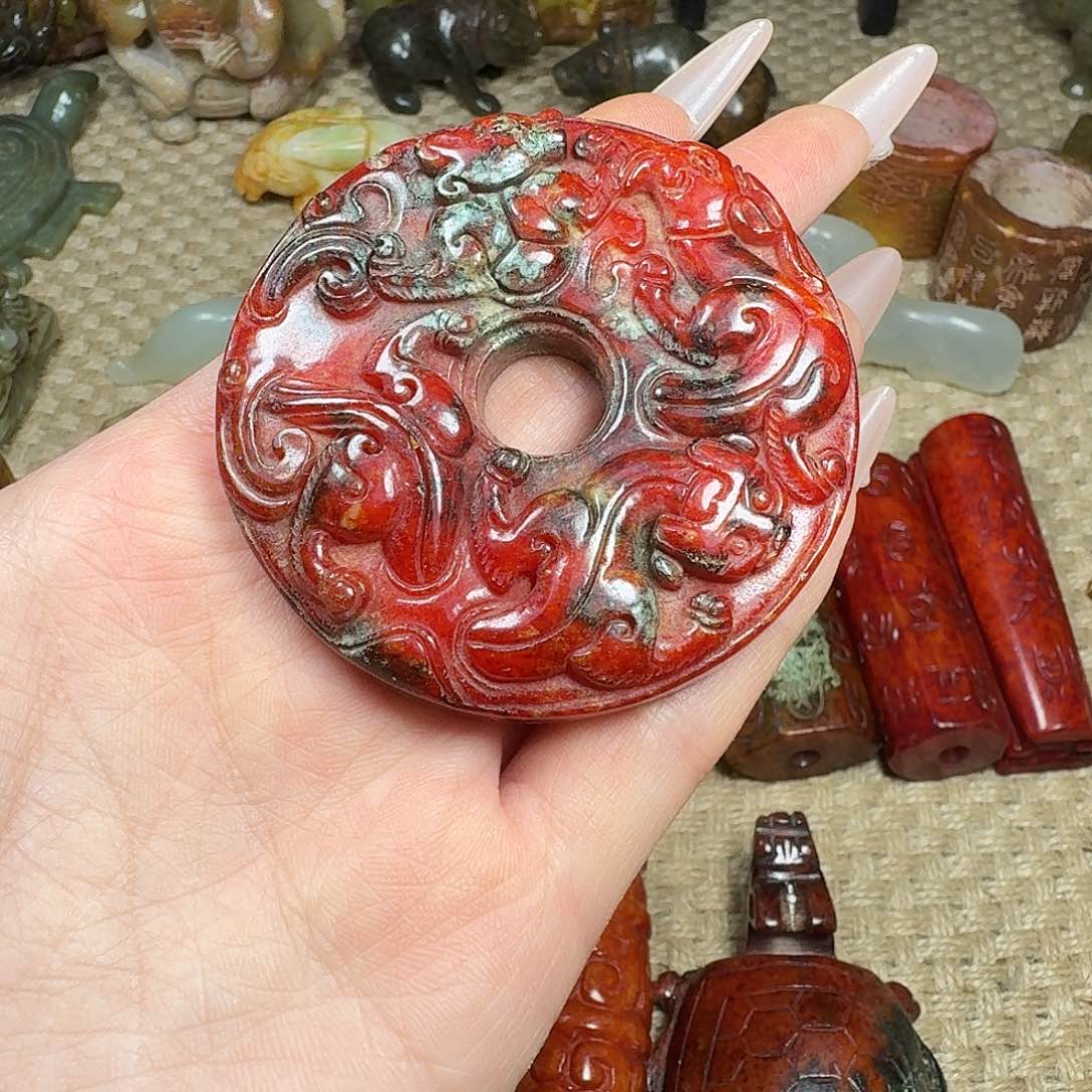 白玉菩提吊坠挂件