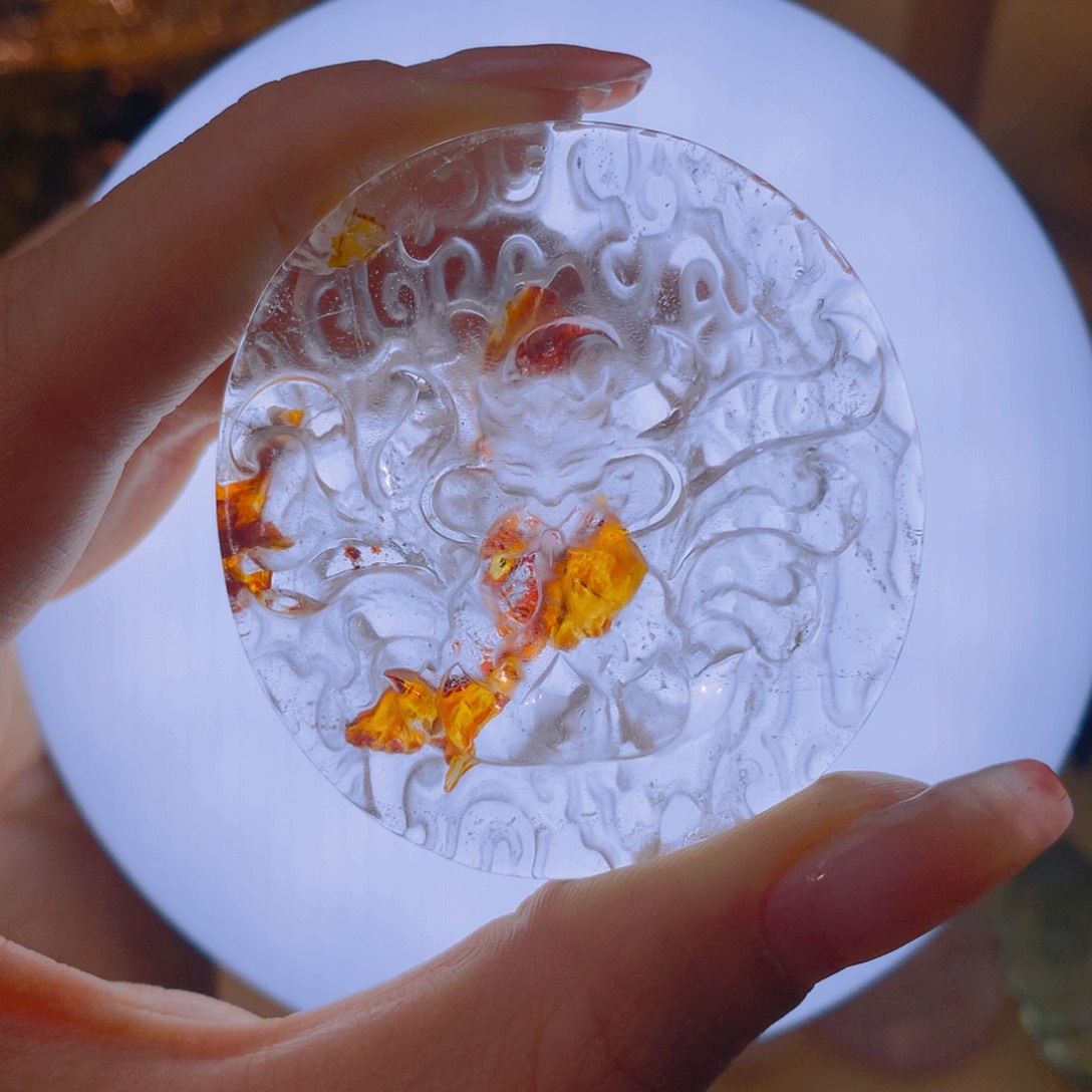 水晶吊坠(不含链)未镶嵌