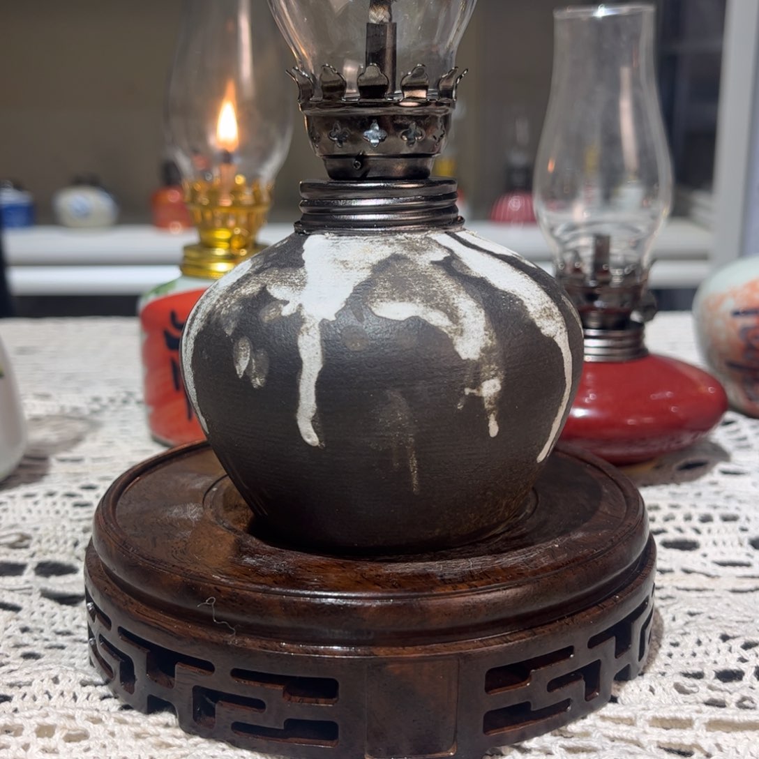 摆件景德镇陶瓷香薰灯