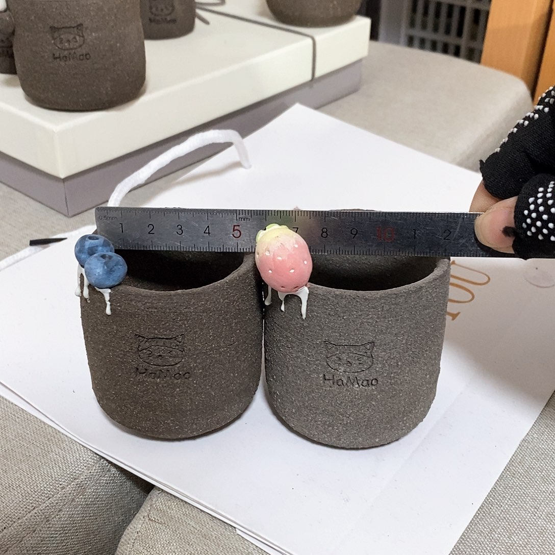 红陶处理的，处理