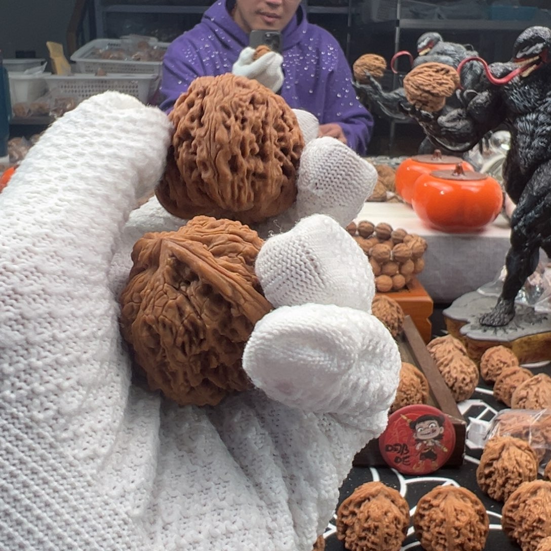 墨***阁吊坠文玩核桃涿鹿团子