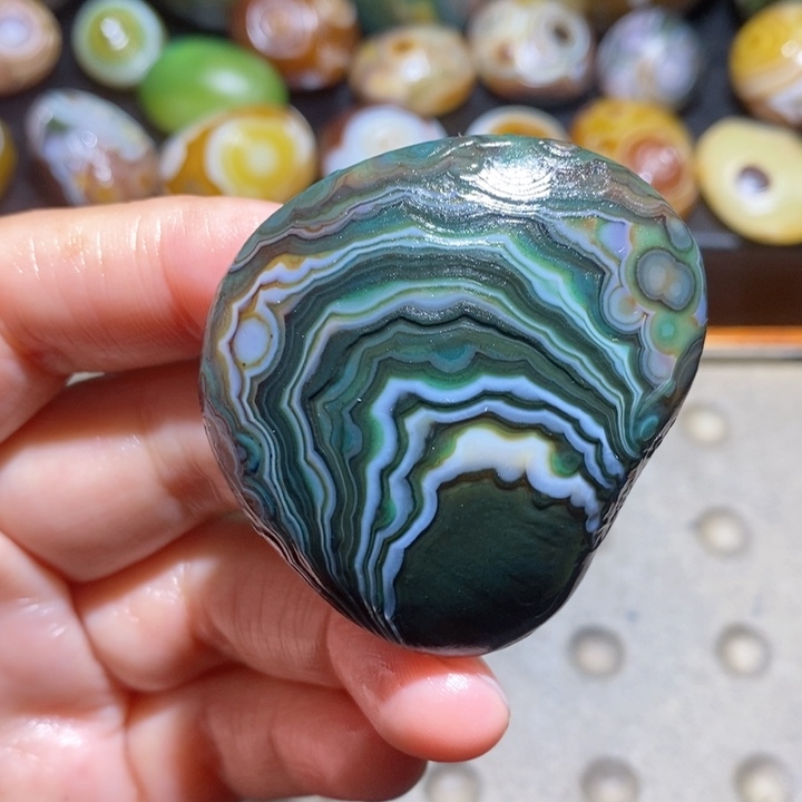 未镶嵌玛瑙/玉髓珠宝半成品21